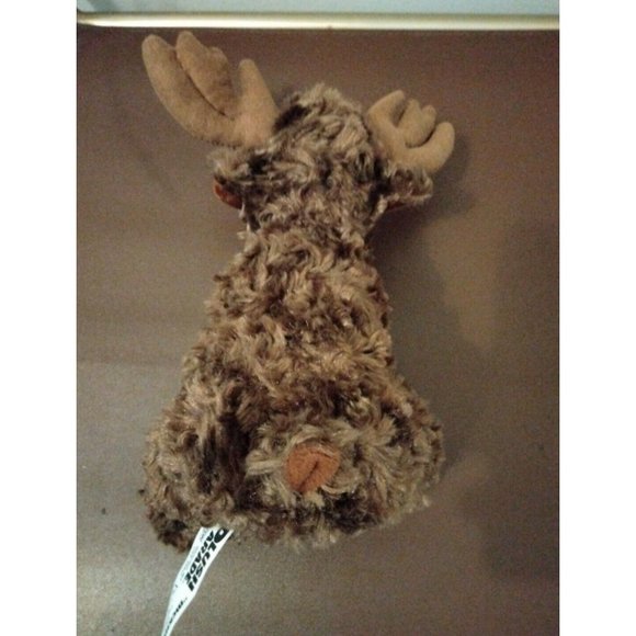 Plush Parade Moose 10in Stuffed Animal Toy The Hamilton Group Thick Curl… - Picture 6 of 7